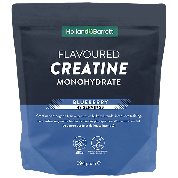 Flavoured Creatine Monohydraat Blueberry - Standaard