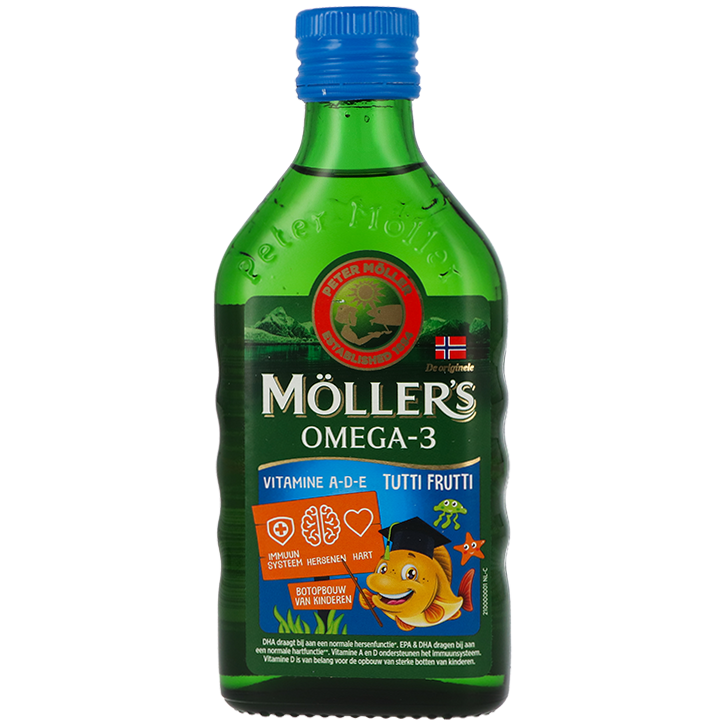 Moller's Möller's Omega-3 Levertraan Tutti Frutti - Standaard