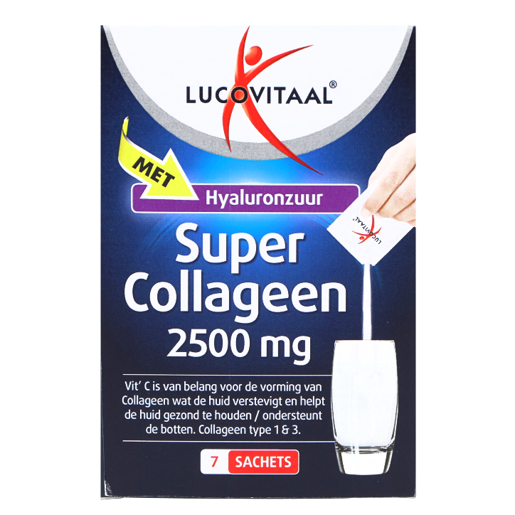 Lucovitaal Super Collageen 2500mg - 7 zakjes
