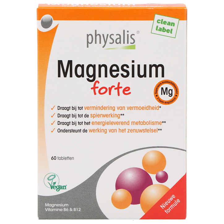 Physalis Magnesium Forte - 60 tabletten