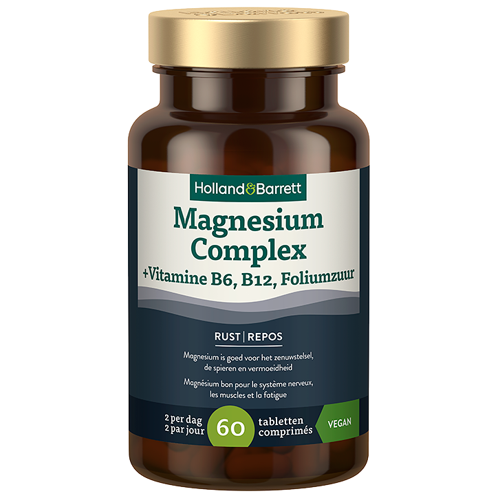Magnesium Complex + Vitamine B6, B12, Foliumzuur