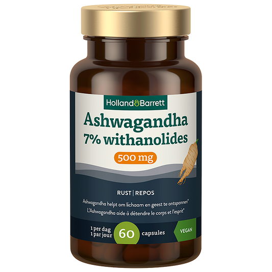 Ashwagandha 7% withanolides 500mg - 60 capsules