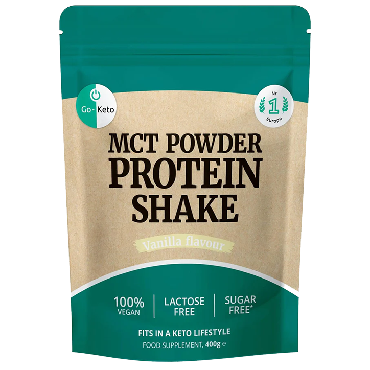 Glutenvrij | Go-Keto MCT-Poeder Protein Shake Vanille