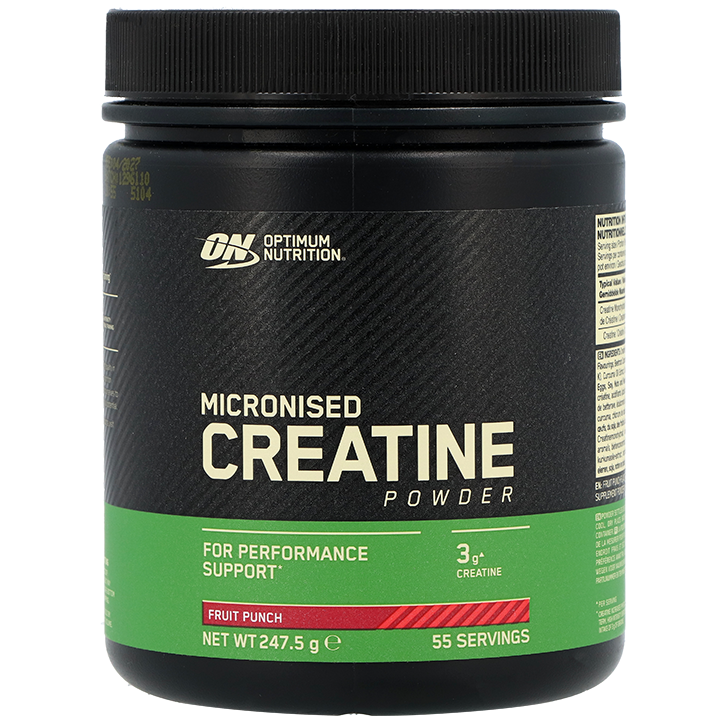 Optimum Nutrition Micronised Creatine Powder Fruit Punch - 247,5g