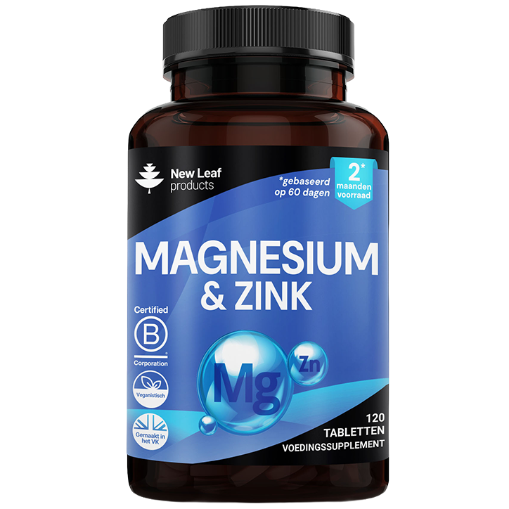New Leaf Products New Leaf Magnesium & Zinc Tablets - Standaard