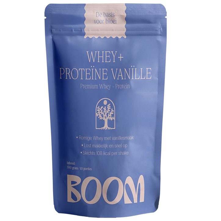BOOM Whey + Proteïne Vanille - Standaard