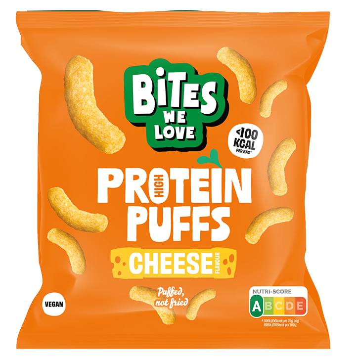 BitesWeLove Cheese Protein Puffs