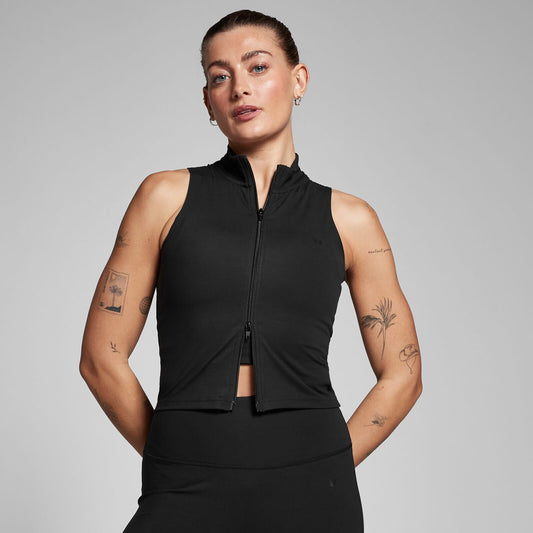 Tempo hemd met rist voor dames - Zwart / XXL