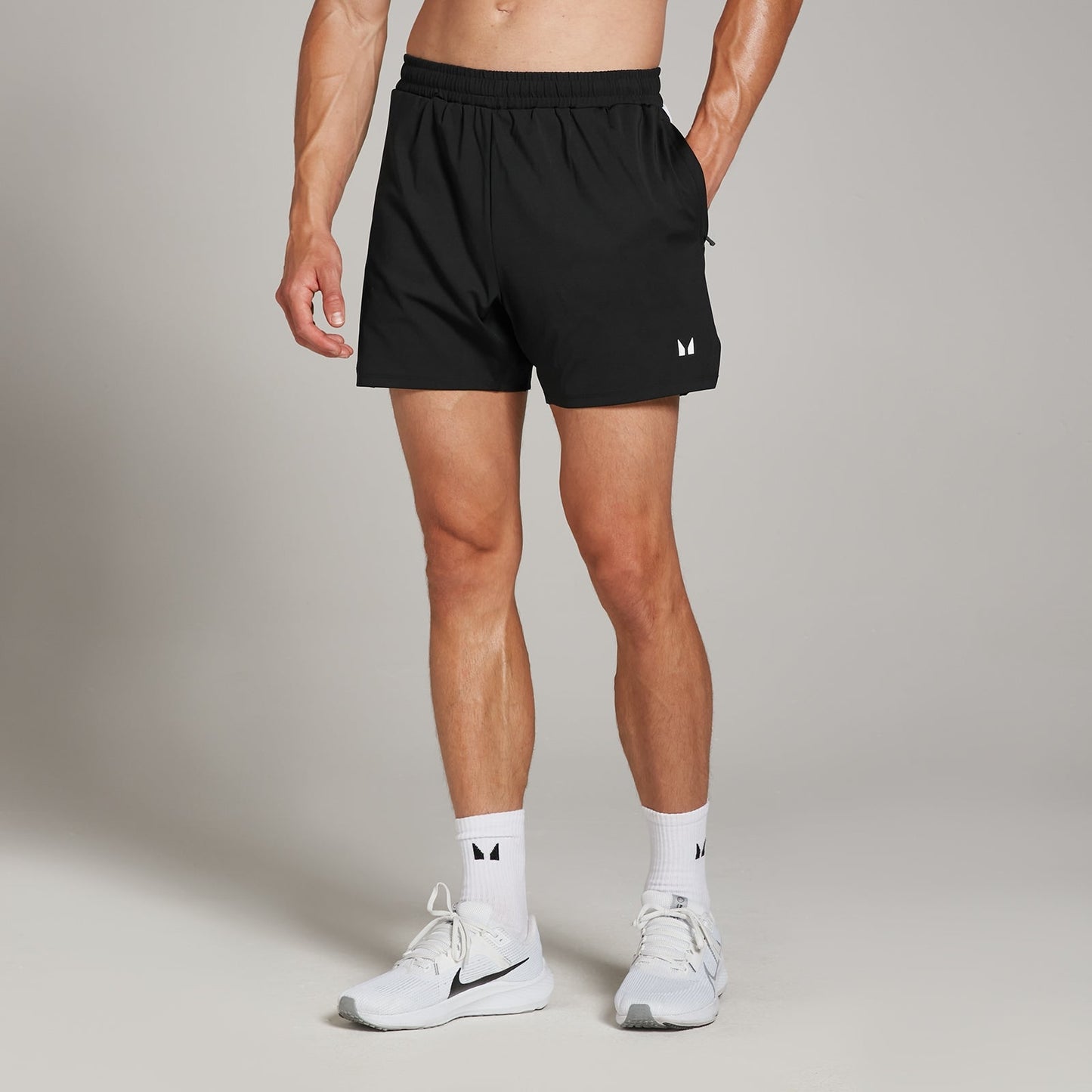 Heren Tempo Panel 5 Short - Zwart / 3XL