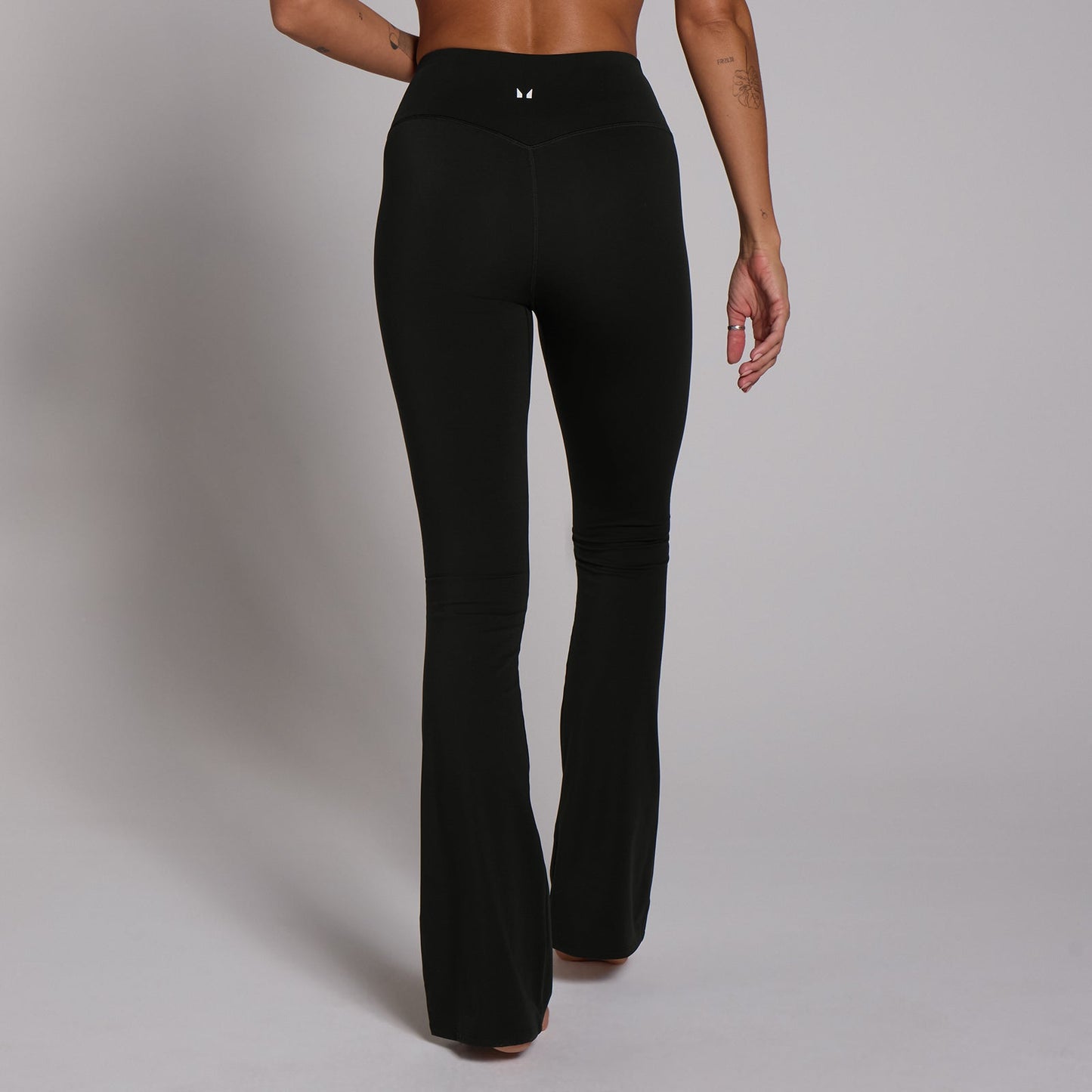 Tempo legging met uitlopende pijpen voor dames - Zwart / XXL