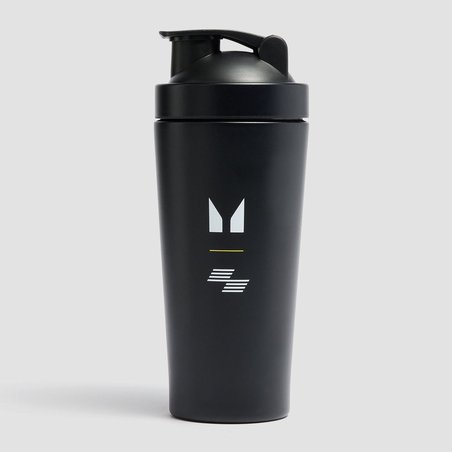 Hyrox shaker van gerecycled metaal - Zwart