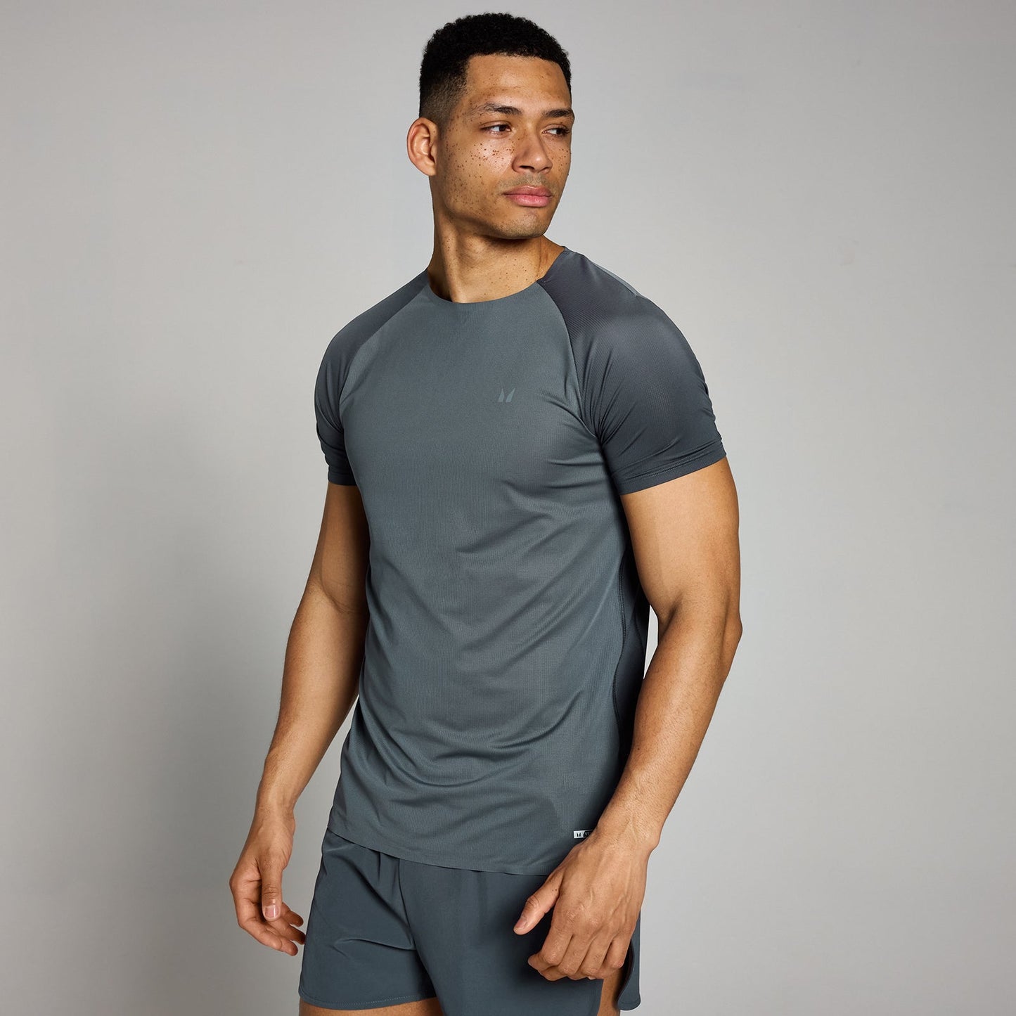 Velocity T-shirt van mesh - Middernacht / XS