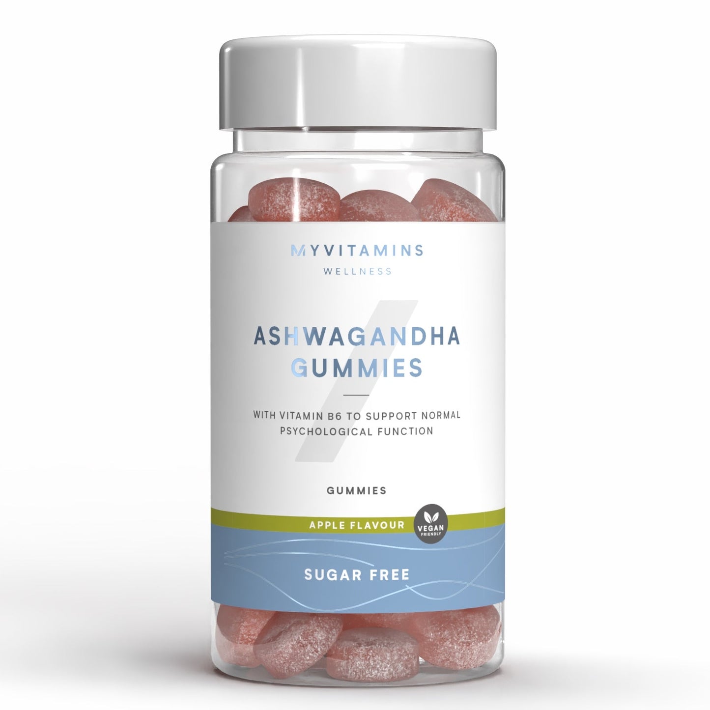 Suikervrije ashwagandha gummies - Sugar Free Apple / 60 gummies