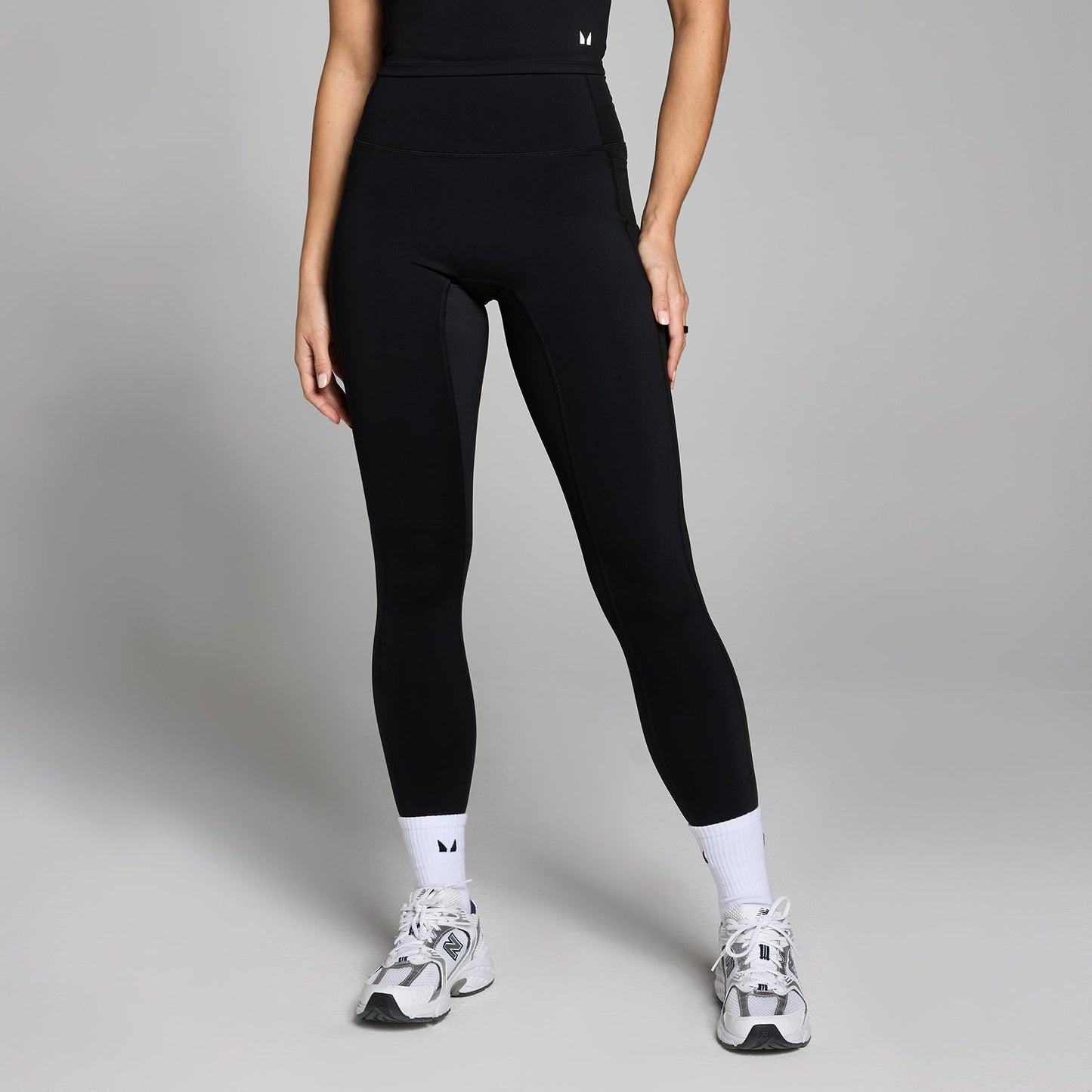 Dames Active Legging met Zakken - Zwart / XXL