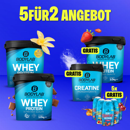 NEW YEAR DEAL: 5voor2 Protein-Powerpakket met gratis Whey + Creatine + Zero Sirup Bombs - Default Title