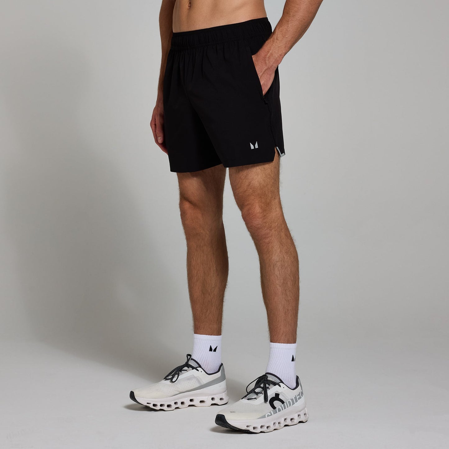 Active geweven short met binnenbeenlengte van 13 cm voor heren - Zwart / XL