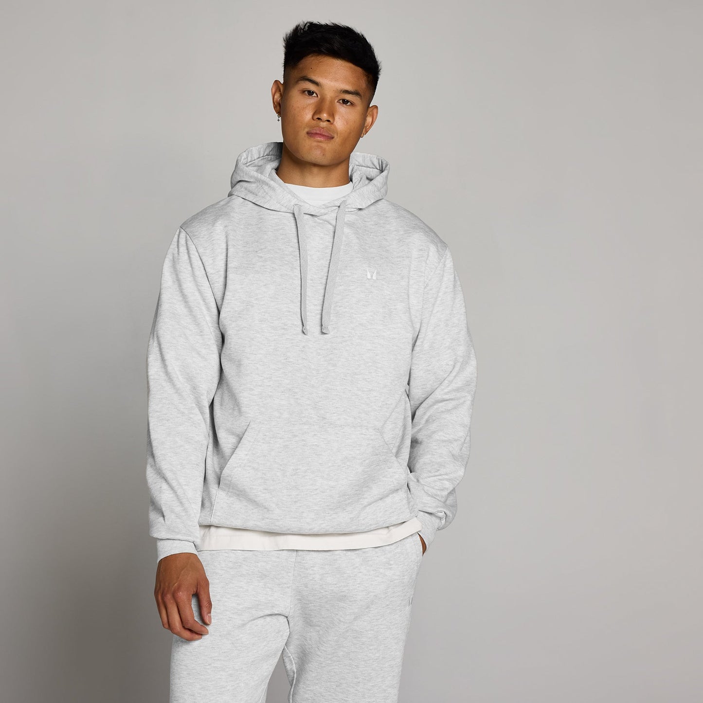 Heren Rest Day Hoodie - Licht Grijs Gemêleerd / 3XL