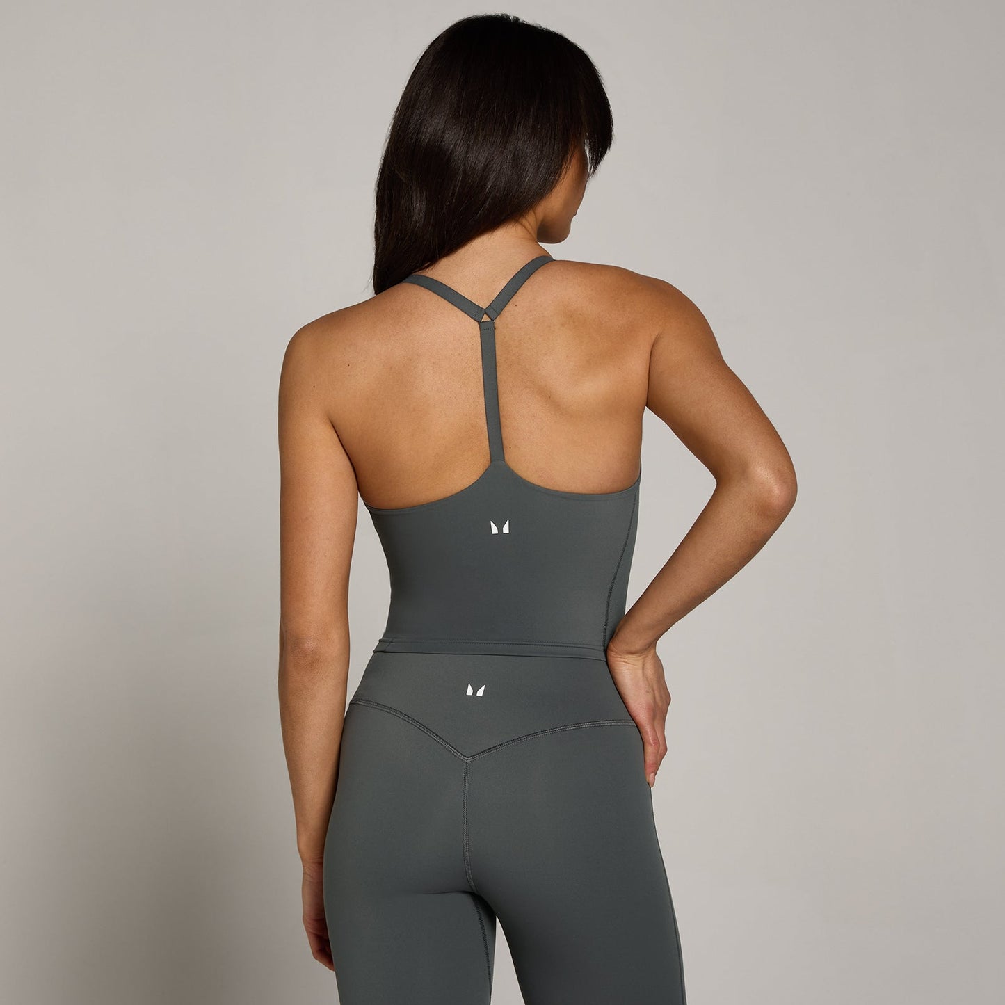 Women's Tempo Strappy Racerback Vest - Dark Grey / XXL