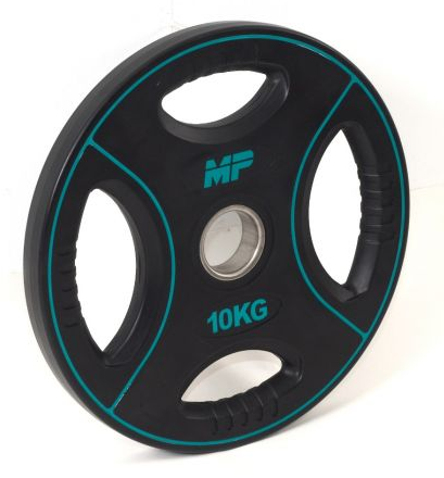 Muscle Power PU 4-Grip Halterschijf