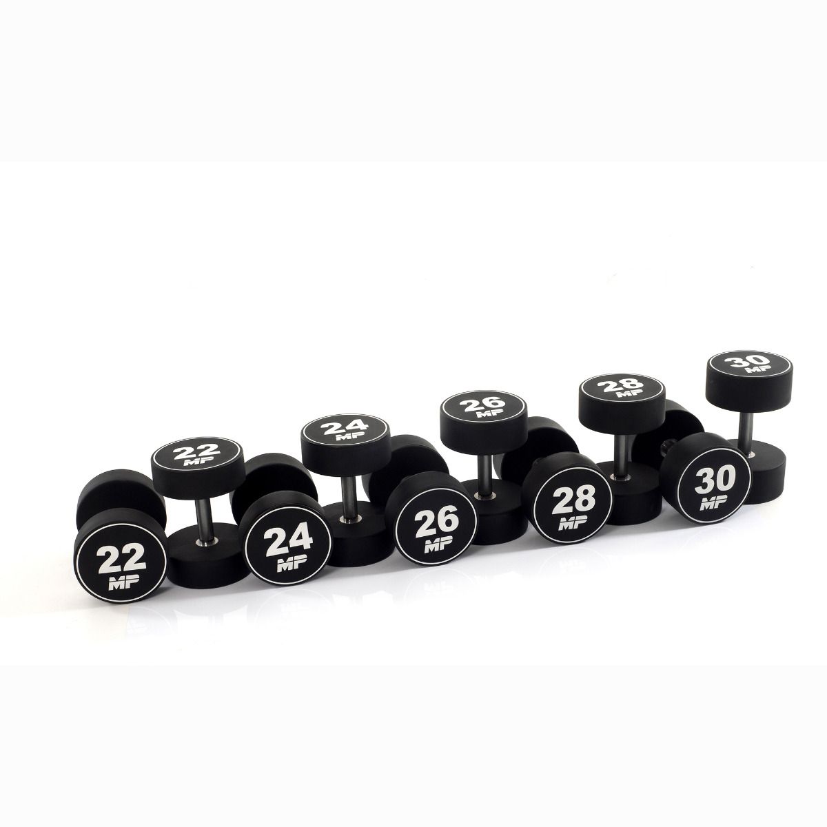 Muscle Power Urethaan Dumbbell Set - 10 x 22
