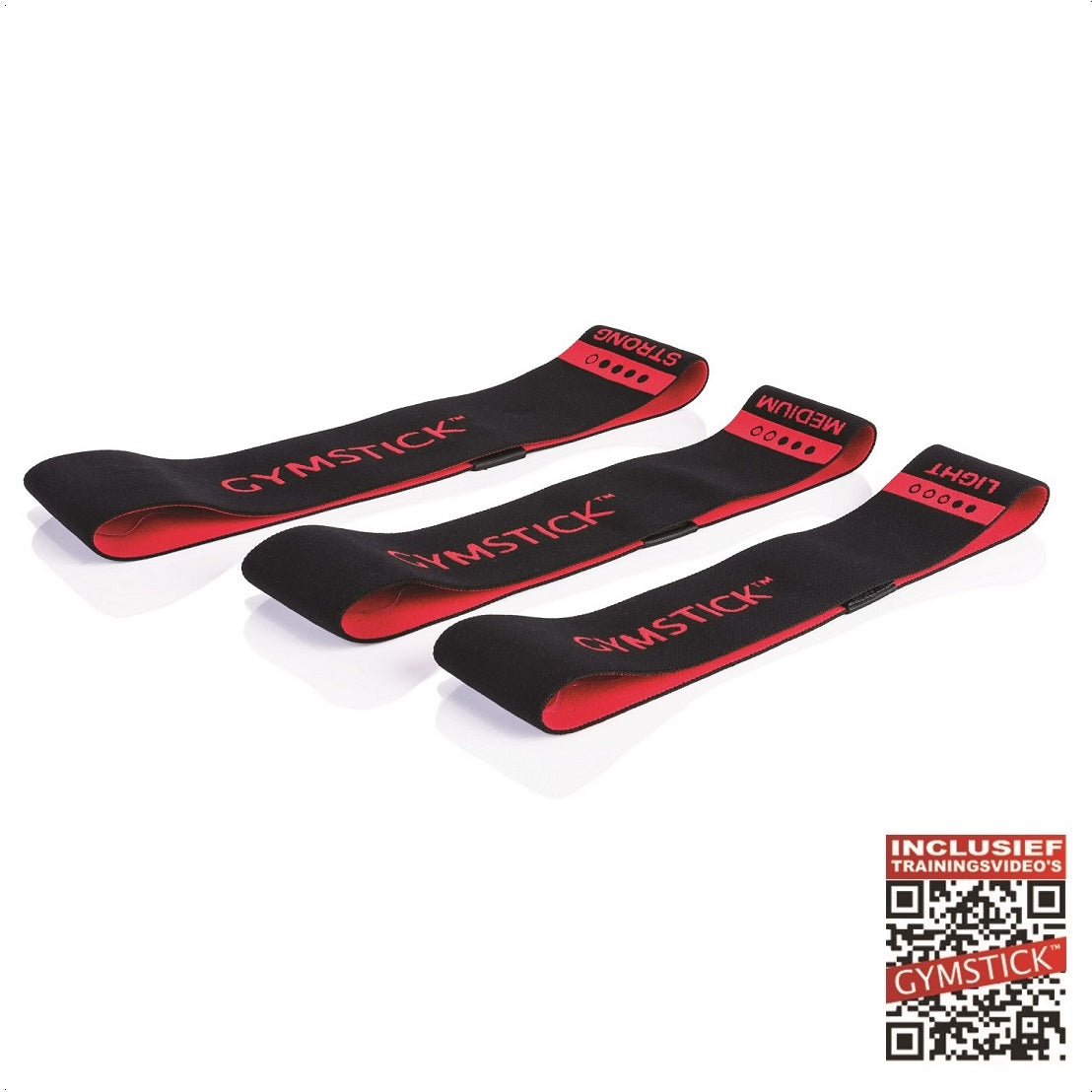 Gymstick Textiel Mini Band - Weerstandsband - Met Online Trainingsvideo's