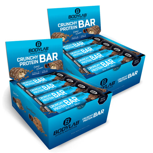 2 x Crunchy Protein Bar (12x64g elk) - Default Title