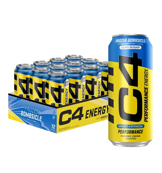 C4 Energy Drink - 12x 500 ml / Frozen Bombsicle