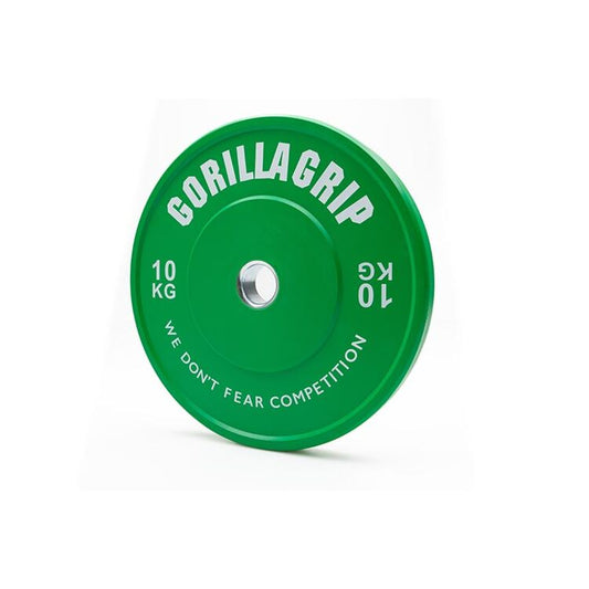 Color Bumper Plates - 10 kg - Green