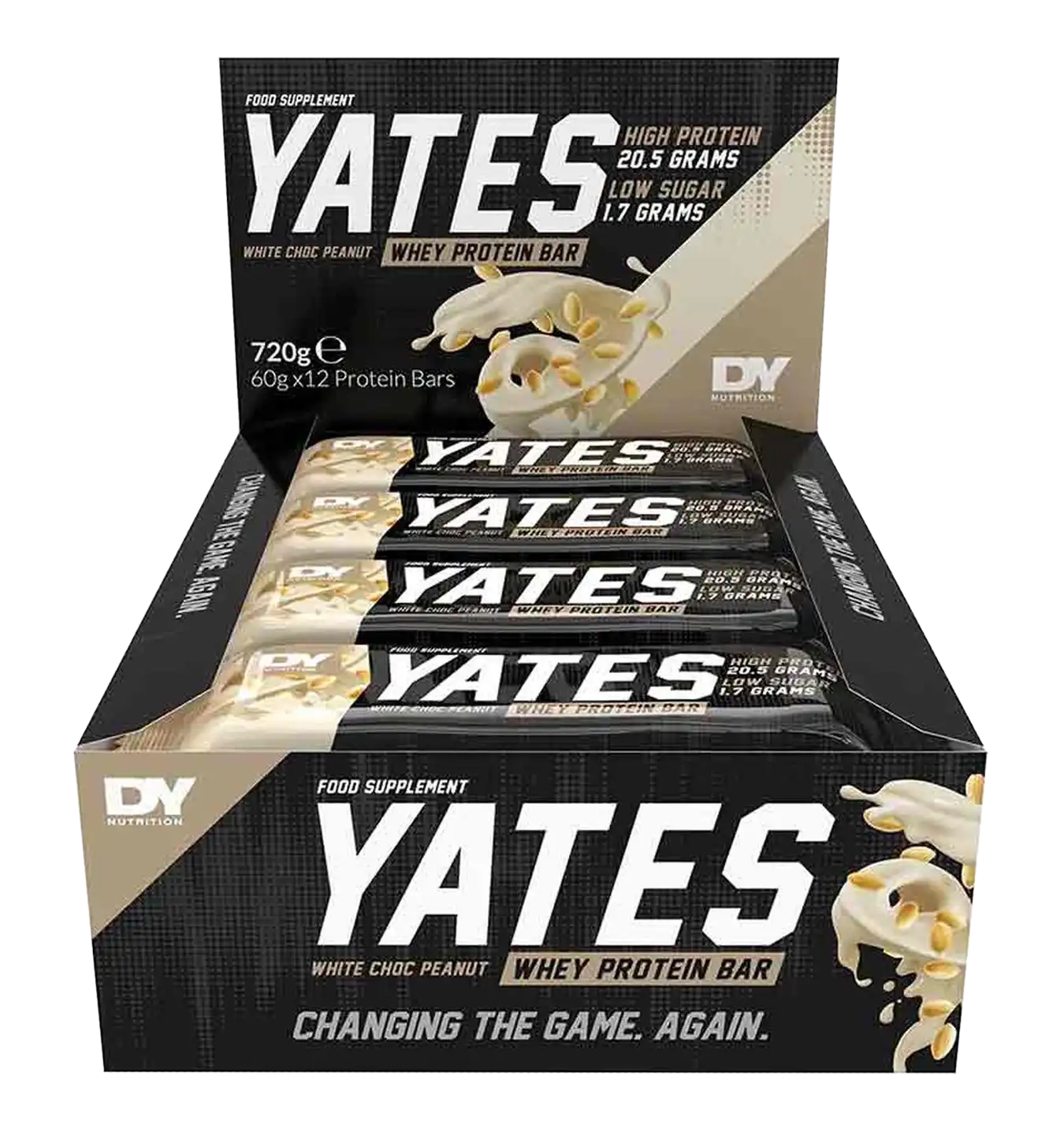 Whey Protein Bar - 12x 60 g / White Choco & Peanut