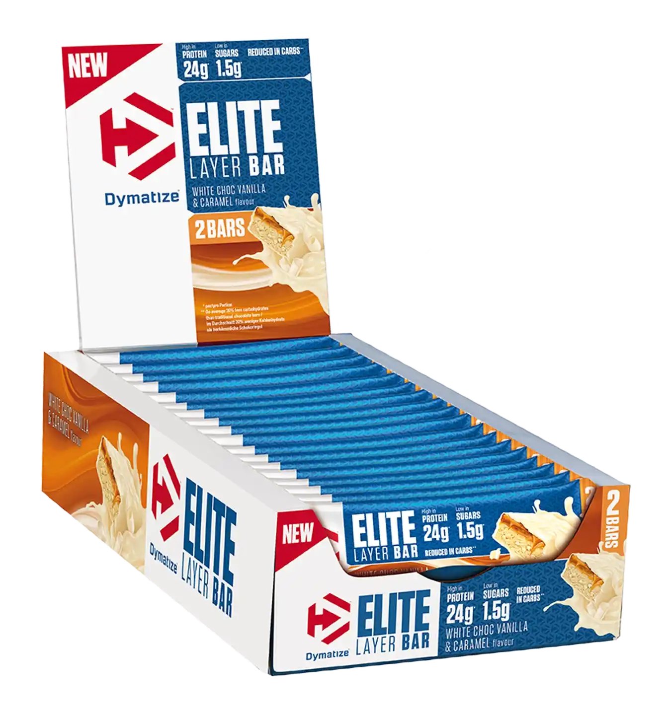Elite Layer Bar - 18 repen / White Choco Vanilla & Caramel
