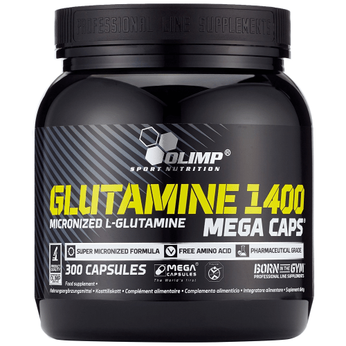 Glutamine Mega caps 1400 - 300 capsules