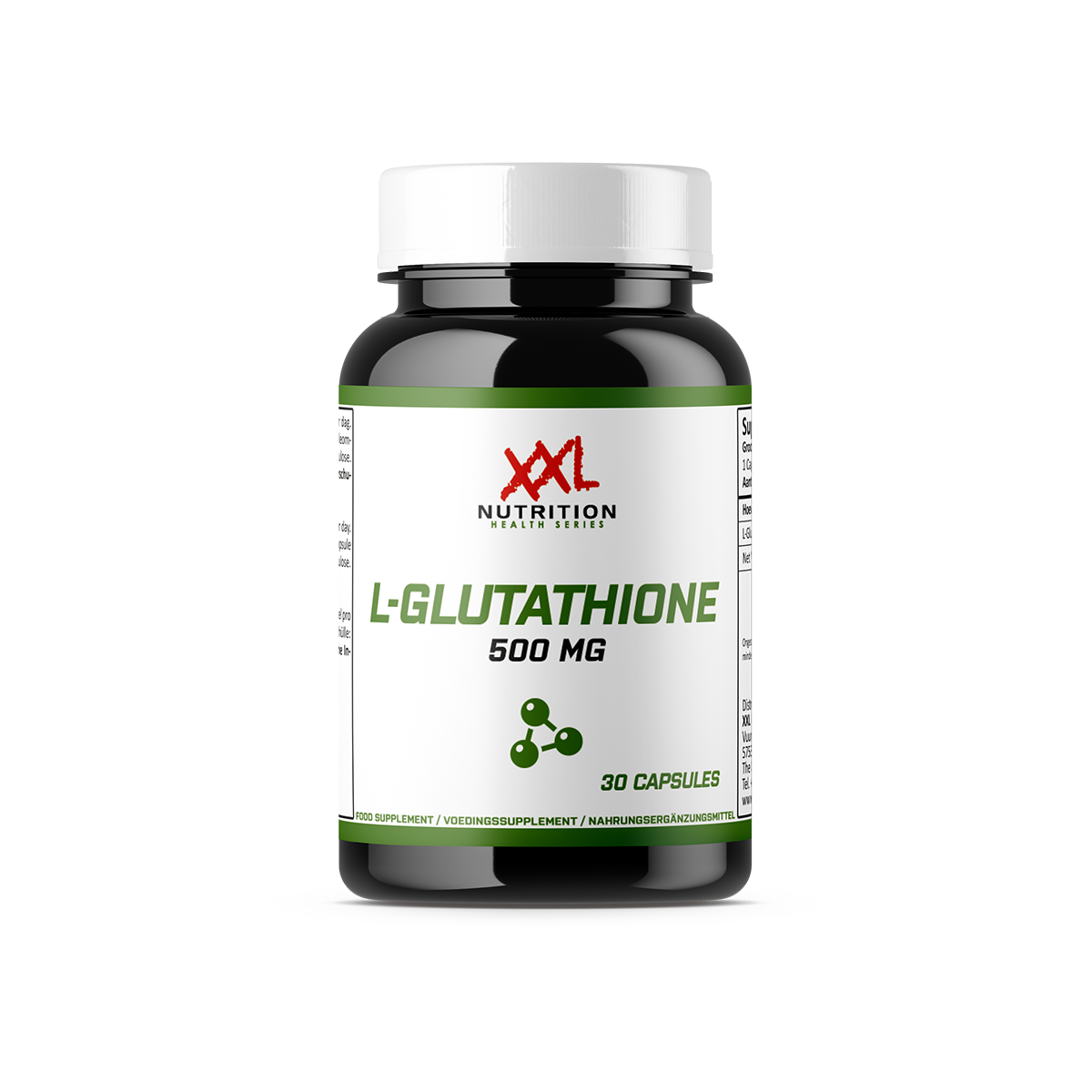 L-Glutathion (GSH) - 500 mg - 30 capsules / L