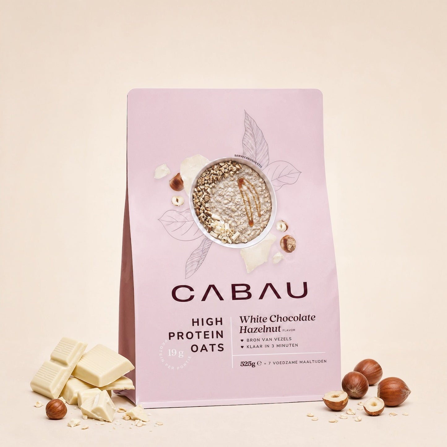 High Protein Oats - White Choco Hazelnut - 560 g