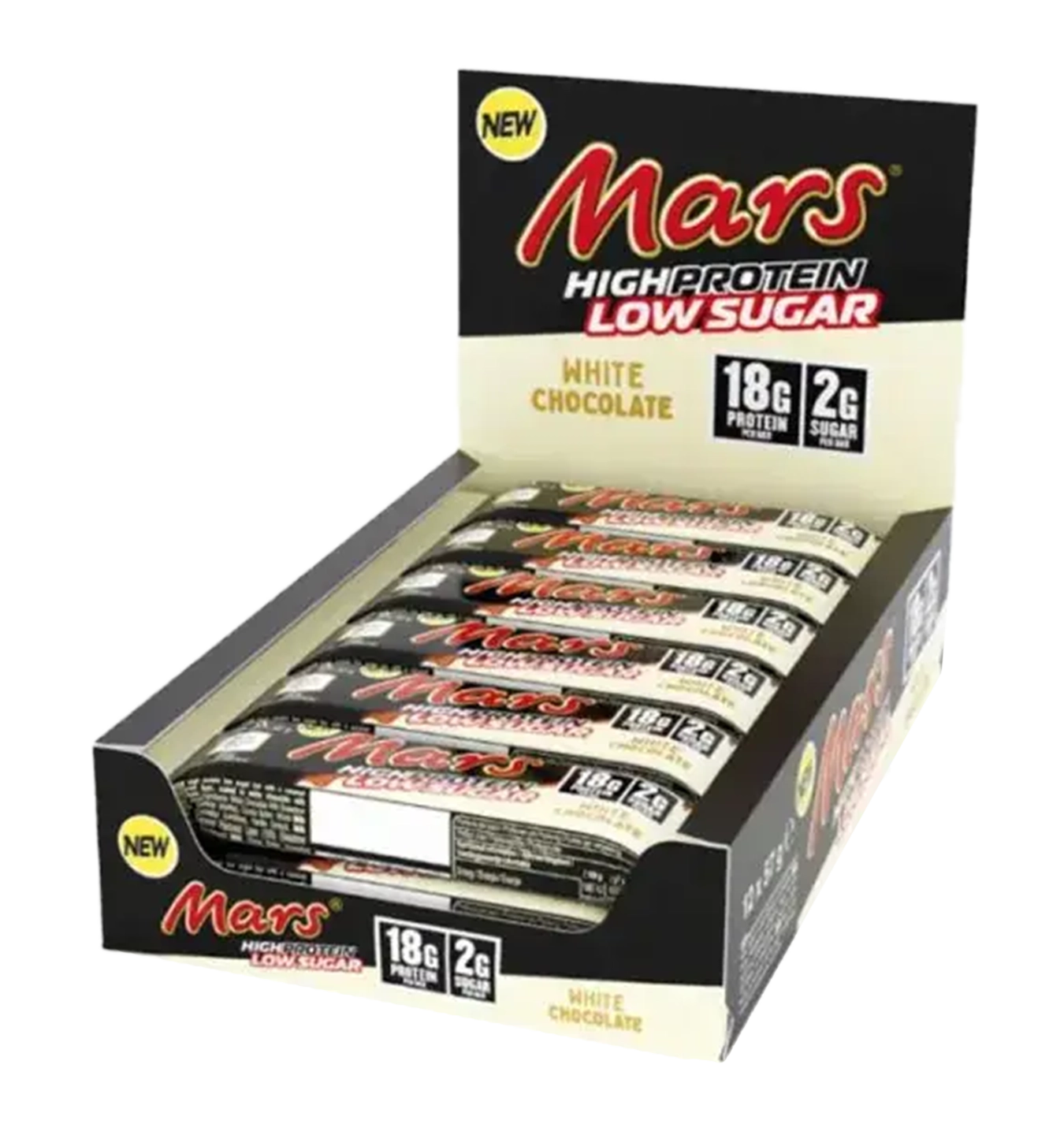 Mars Low Sugar High Protein Bar - 12 repen / White Chocolate