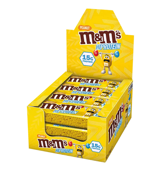 M&M's Hi Protein Bar - 12 repen / Peanut