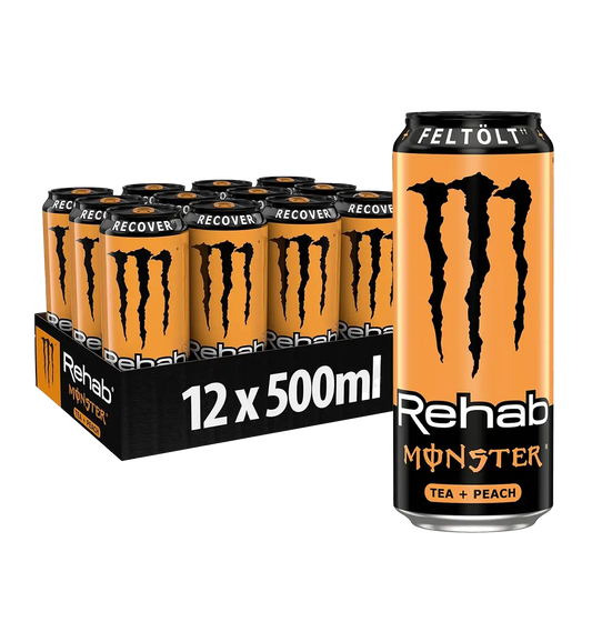 Monster Rehab - 12x 500 ml / Peach