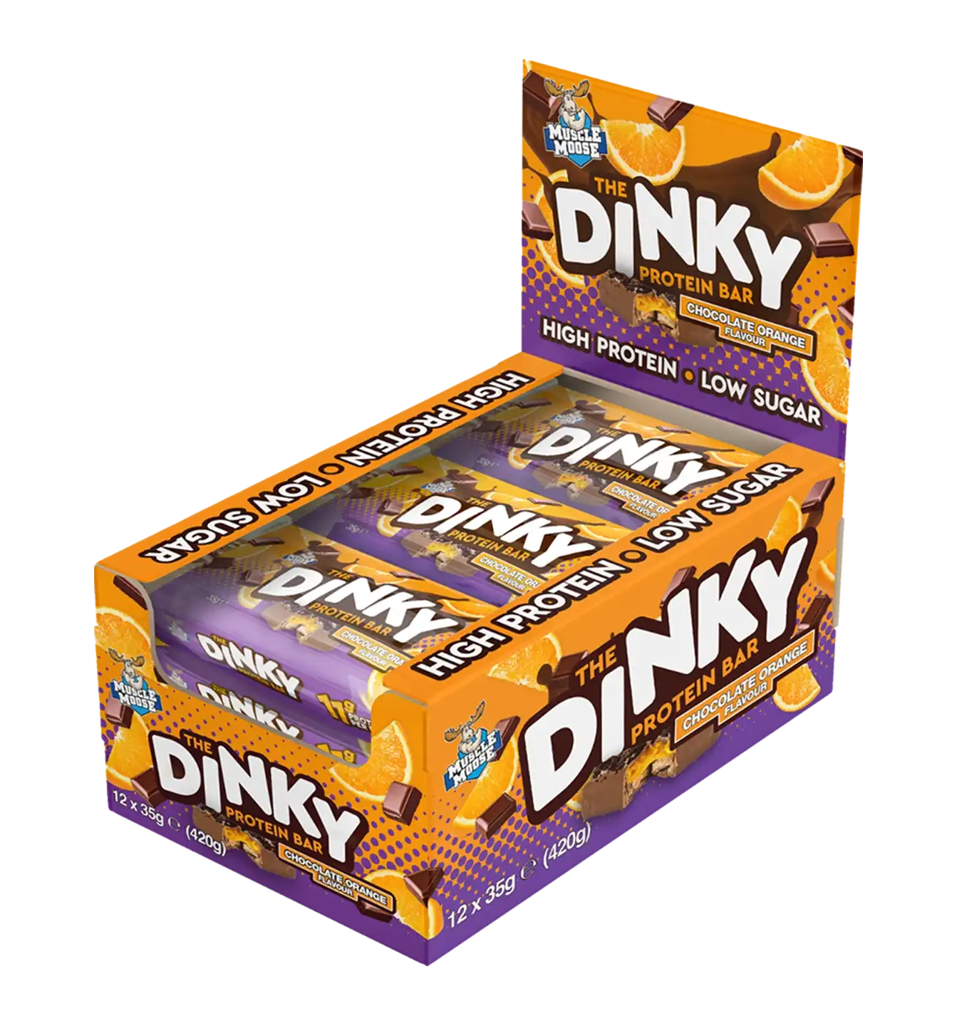 The Dinky Protein Bar - 12 repen / Chocolate Orange