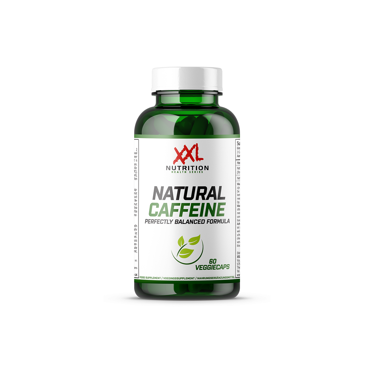 Natuurlijke Cafeïne - 100 mg - 60 capsules
