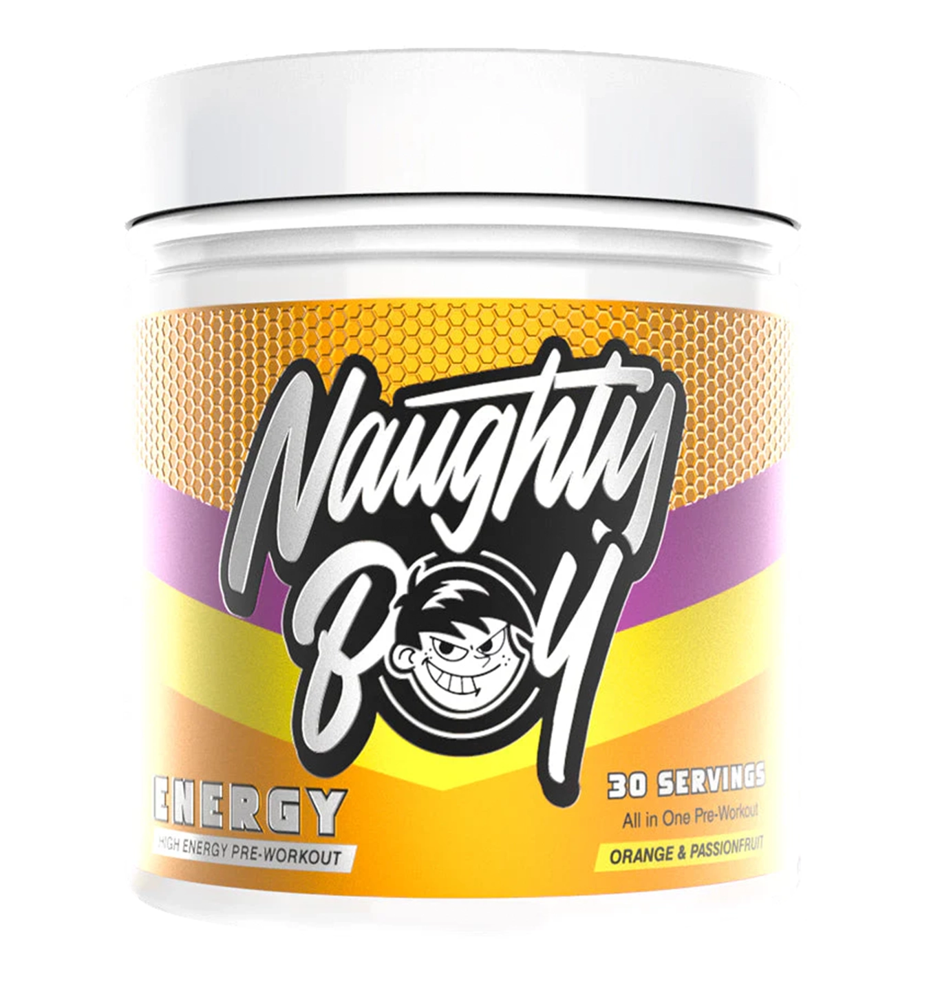 Naughty Boy Energy Pre-Workout - 30 servings / Orange & Passion Fruit