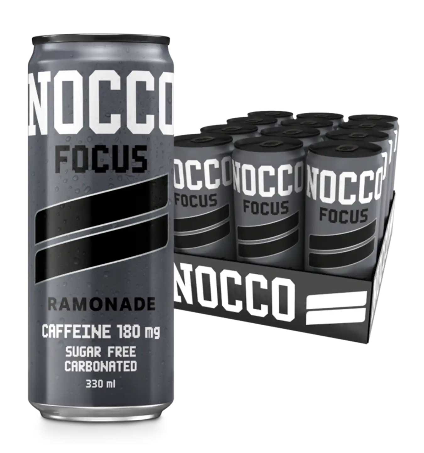 NOCCO FOCUS Drink - 12x 250 ml / Ramonade