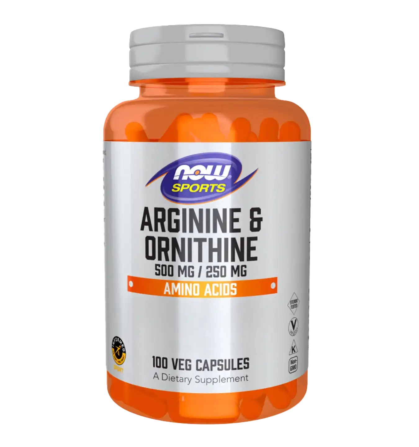 Arginine & Ornithine 500/250mg - 100 caps