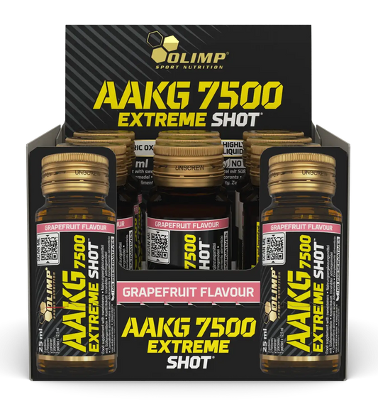 AAKG 7500 Extreme Shot - 9 ampullen / Grapefruit
