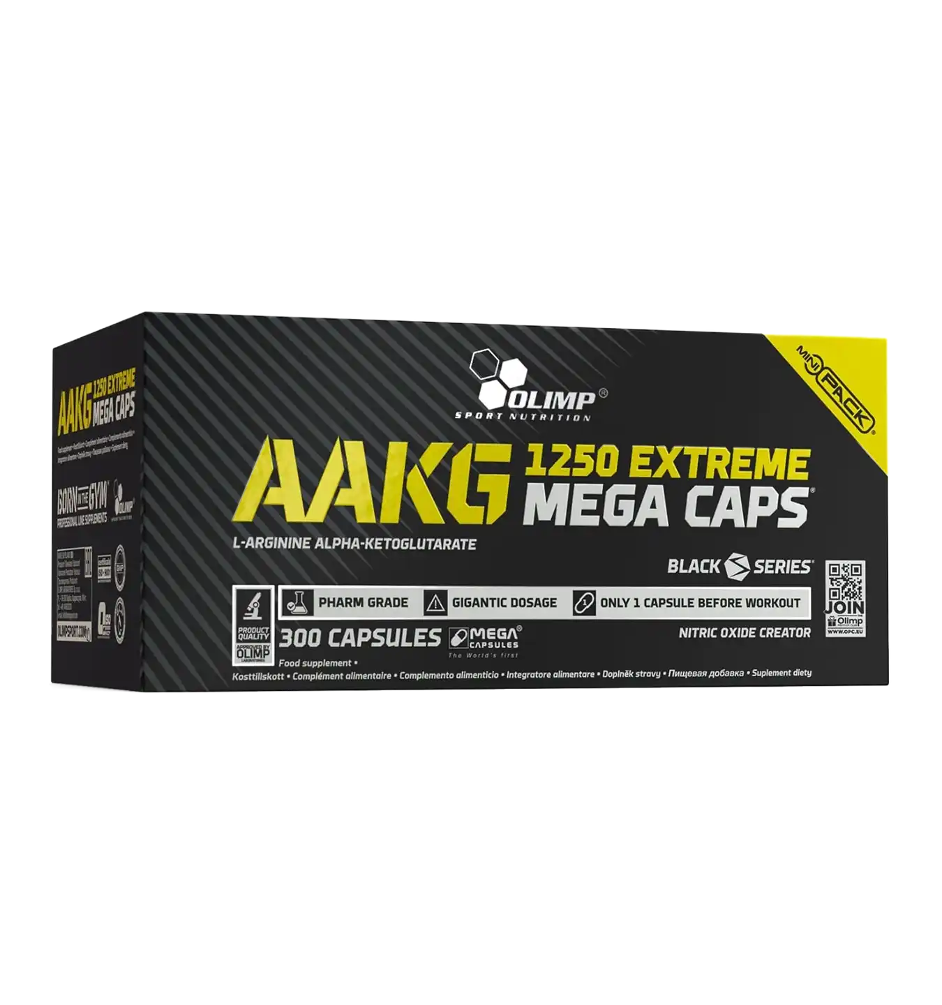 AAKG eXtreme 1250 Mega Caps - 300 caps
