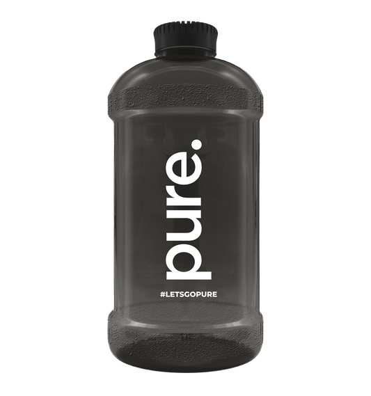 Water Bottle - 2200 ml / Smoke Zwart