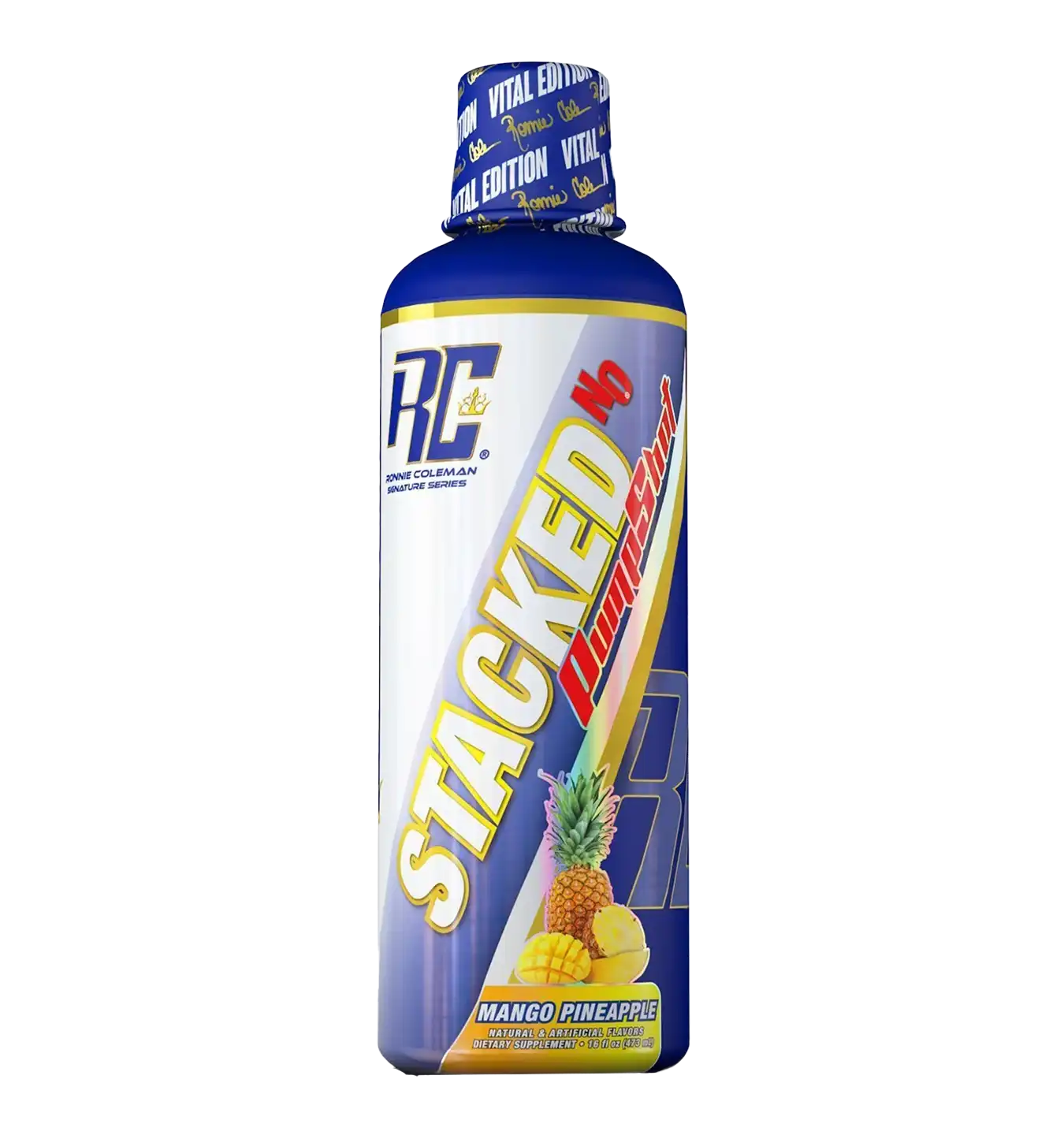 Stacked-NO Pump Shots - 32 servings / Mango Pineapple