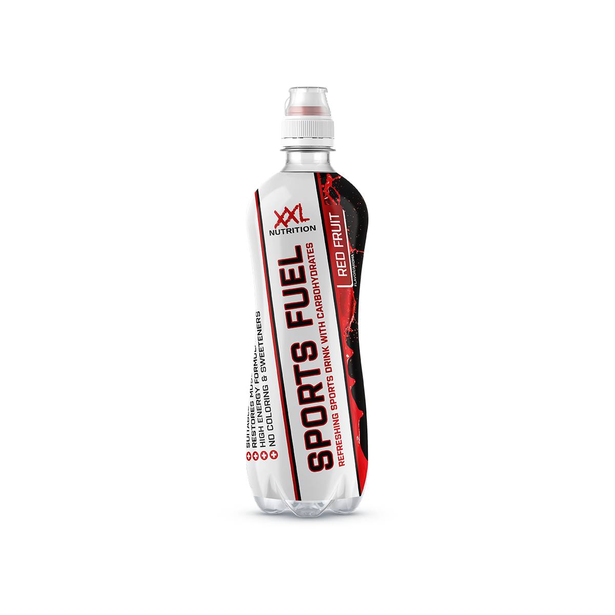 Sports Fuel Lemon - Red Fruit / 500 ml / 6-pack / Rood