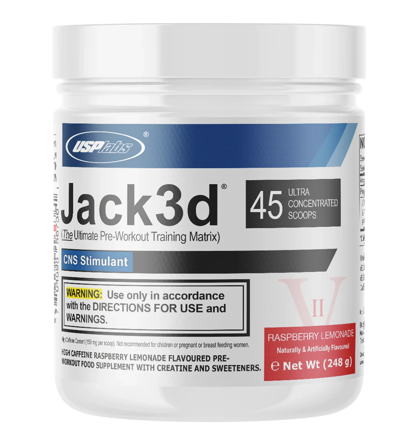 Jack3d Advanced - 45 servings / Raspberry Lemonade