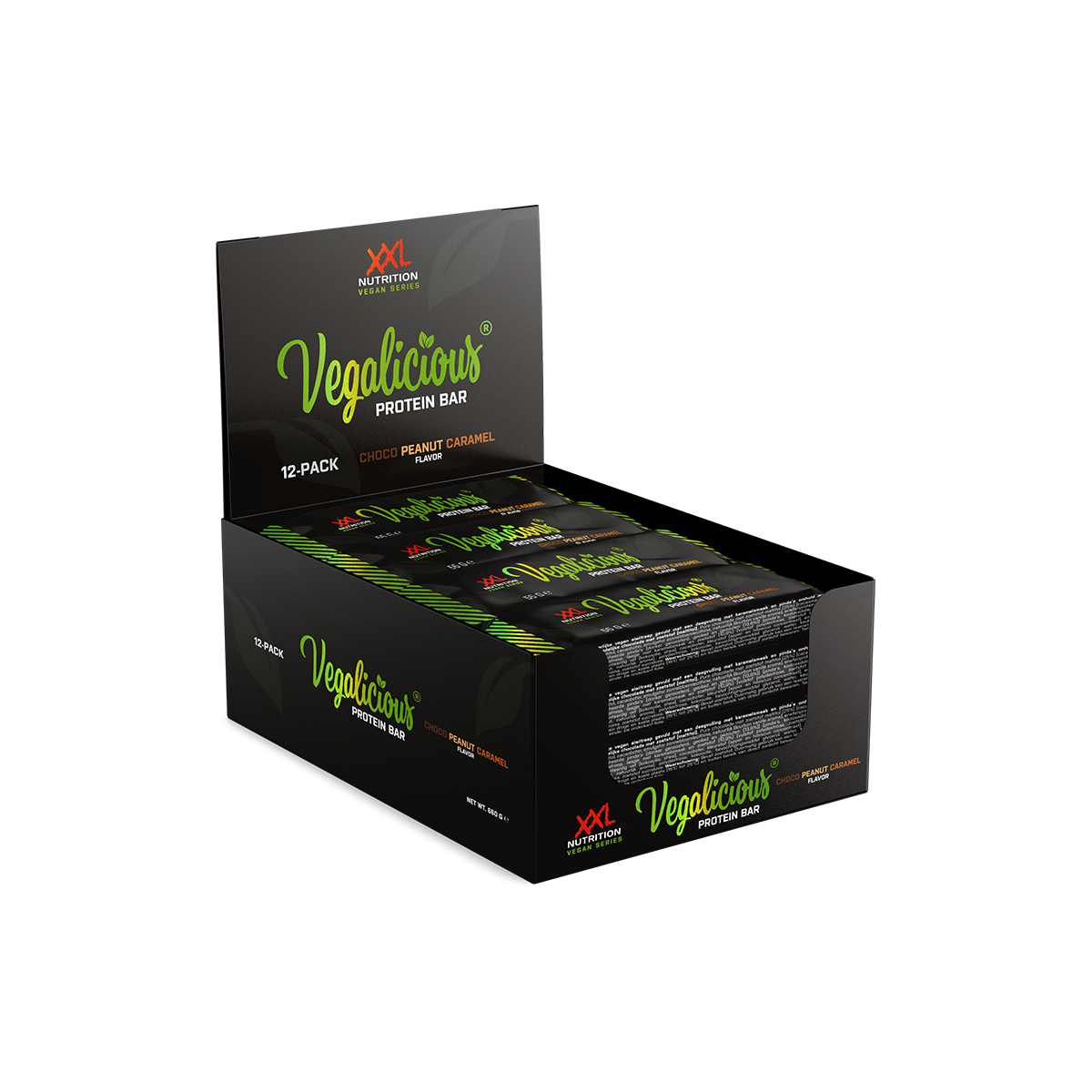 Vegalicious Protein Bar Karamel 1 reep - Karamel / 12-pack