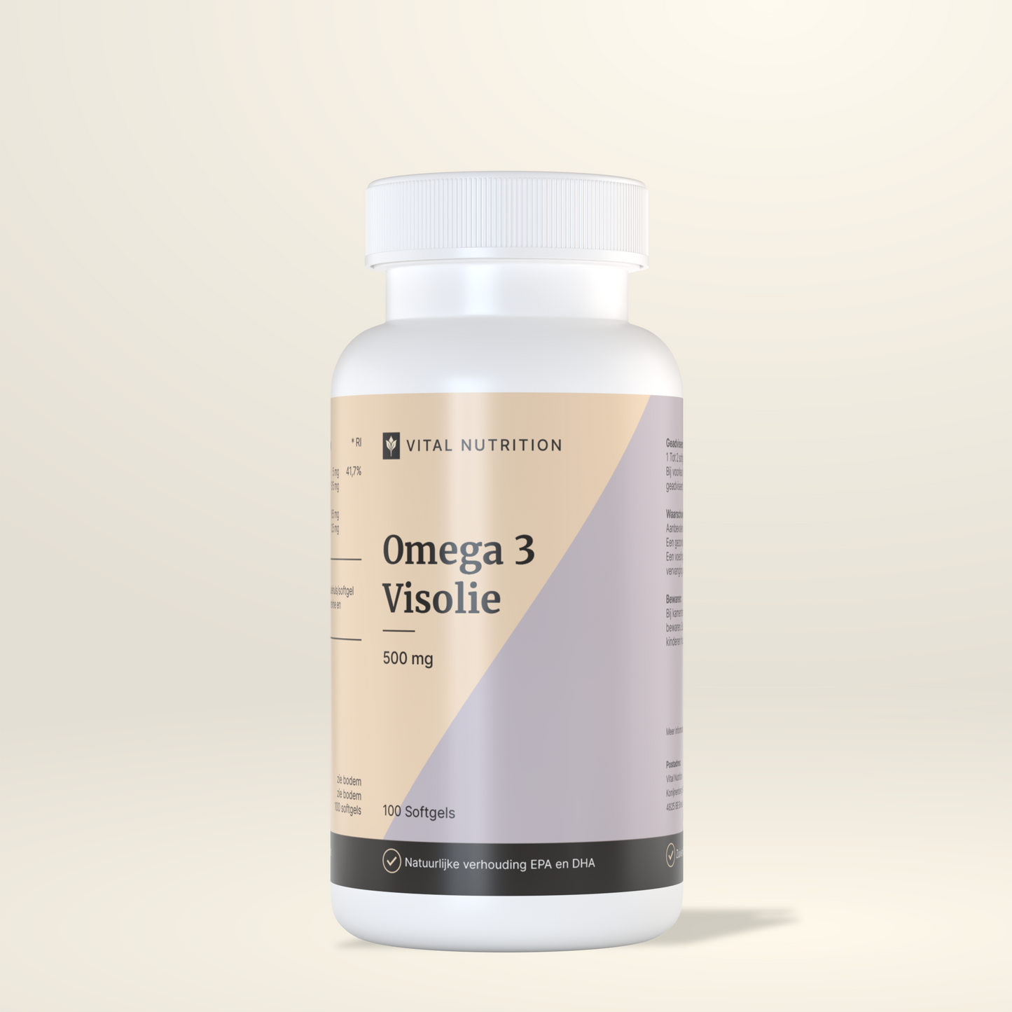 Omega 3 Visolie - 500 mg