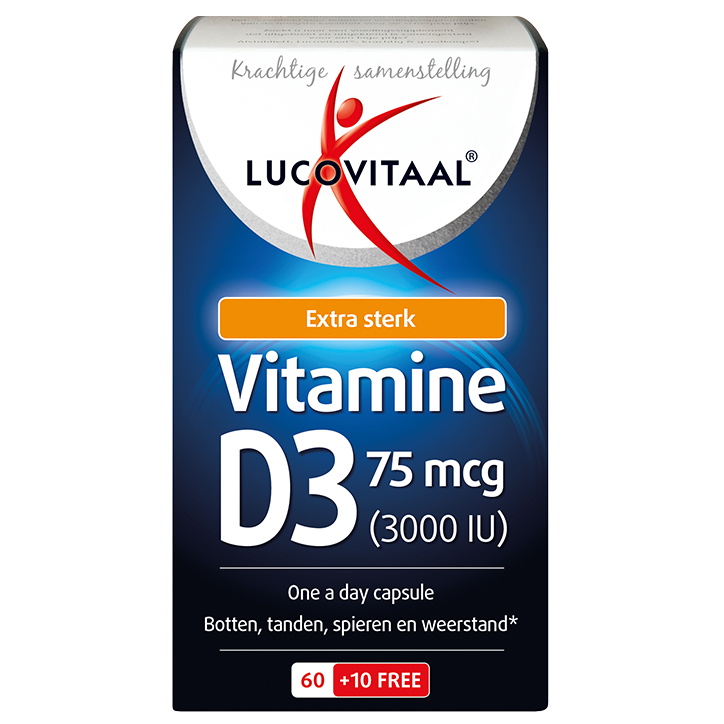 Lucovitaal Vitamine D3, 75mcg - 70 Capsules